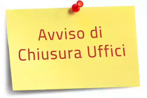 Chiusura dell'Ufficio Tecnico
